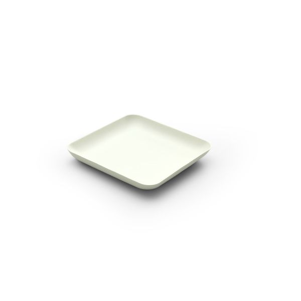 Bagastro - assiette carrée 120 x 120 x h15 mm retrait de 40 pièces