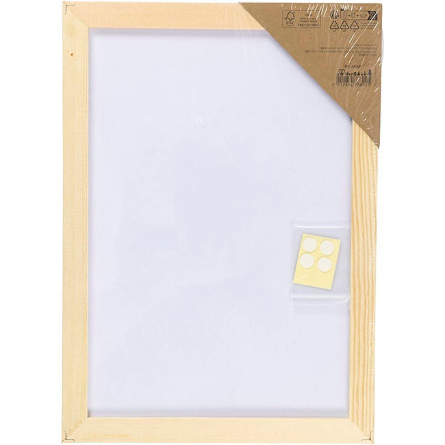 Creativ Company -  Canvaspaneel  a4 wit | 10 stuks
