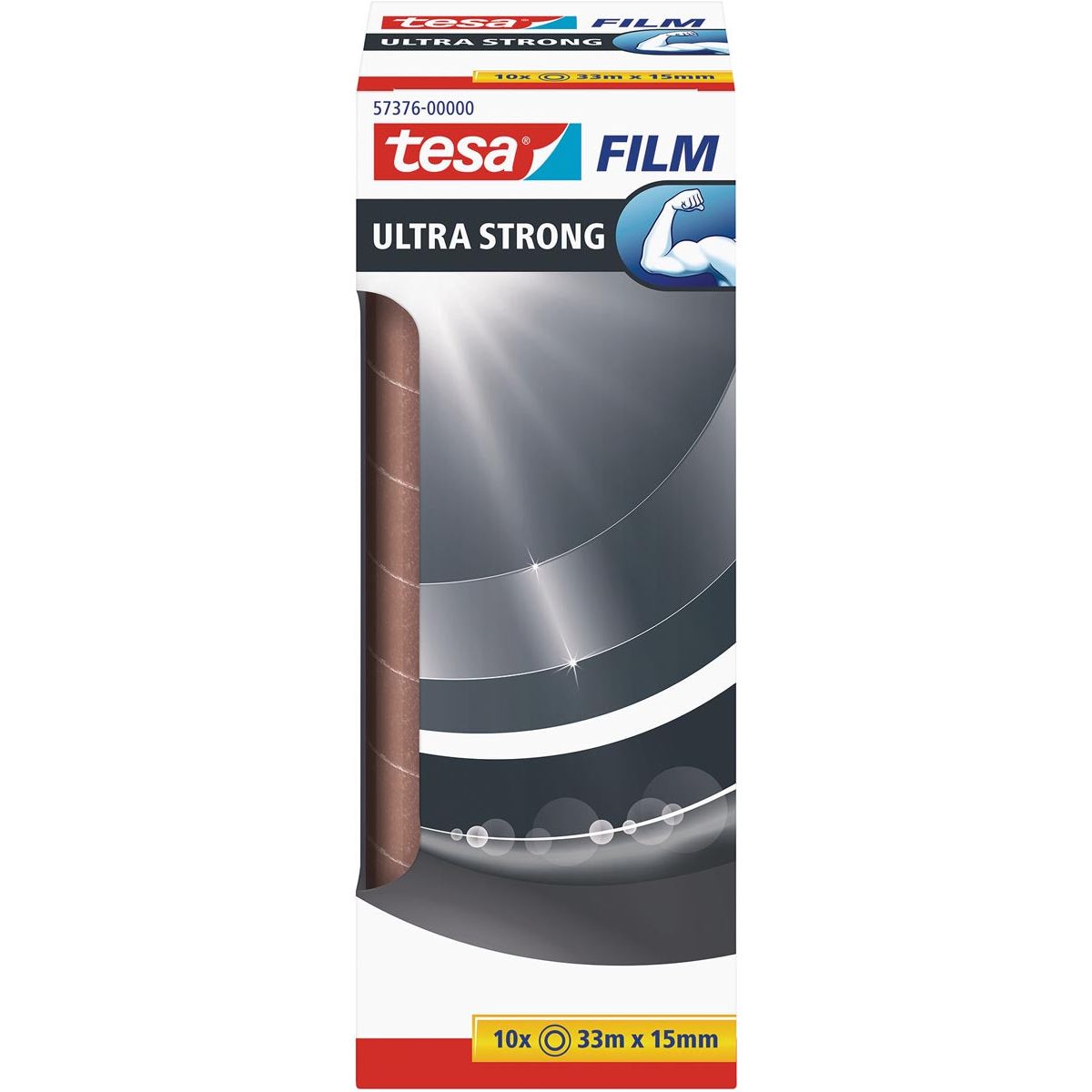 Tesa - Film Ultra -Strong, ft 33 m x 15 mm, Turm von 10 Rollen