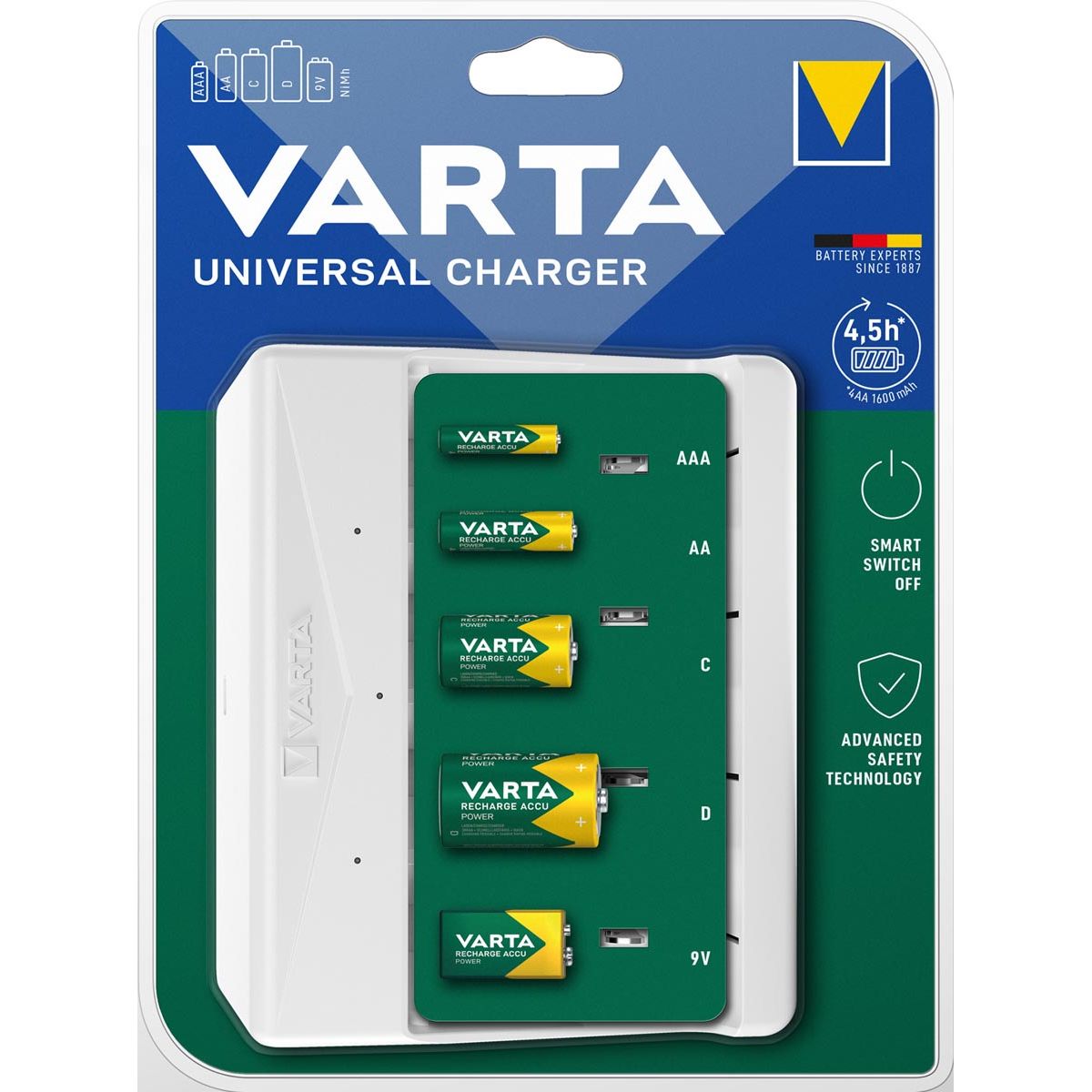 Varta - Batterij oplader universal