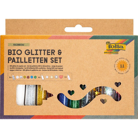 Folia -   Bio glitterset Pailletten set