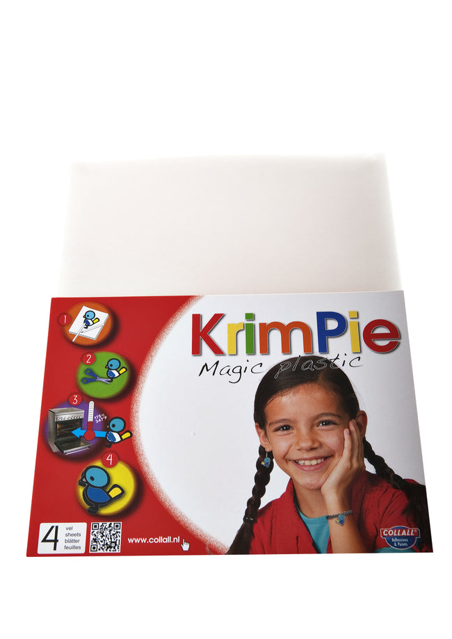 Collall - Krimpievel Magic Plastic transparent lot de 4 feuilles | 25 pièces
