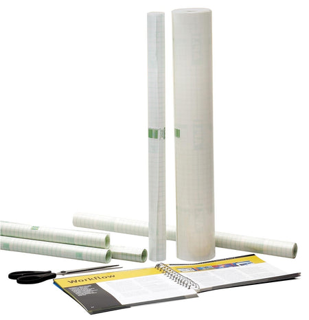 Apli - plastique autocollant en rouleaux pi 1,5 m x 0,5 m (50 microns)