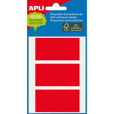 Apli - étiquettes colorées dans pochette rouge (2073)