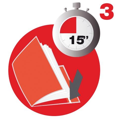 Apli - Verstellbarer Bucheinband, für ft A4, Blister mit 3 Stück