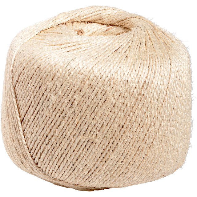 Sendproof® - Corde | Sisal | 3 fils d'épaisseur | 450m | 2,5 kg | Sisal | naturel