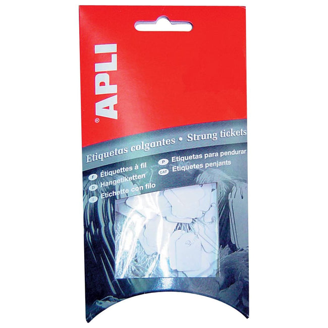 Apli - draadetiketten ft 9 x 24 mm (b x h) (7005), etui van 200 stuks