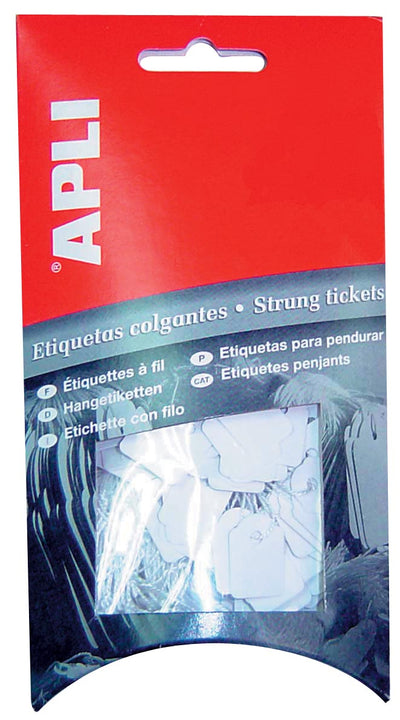 Apli - Kabeletiketten ft 28 x 43 mm (B x H) (7012), Karton mit 100 Stück
