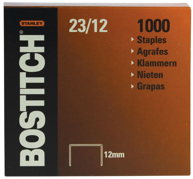 Bostitch -  nietjes 23-12-1M, 12 mm, verzinkt, voor B310HDS, 00540, HD-23L17, HD-12F