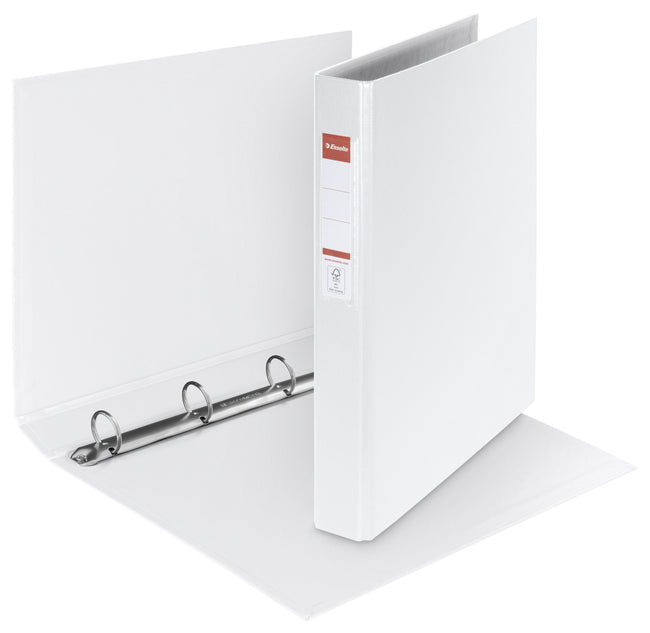 Esselte -  Standard Ring Binders , PP White 4x25 mm ringband A4 Wit