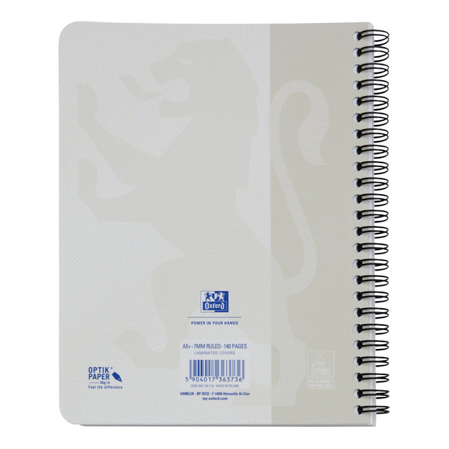 Oxford -  Spiraalblok oxf touch a5 ln 140pag 80gr lgs