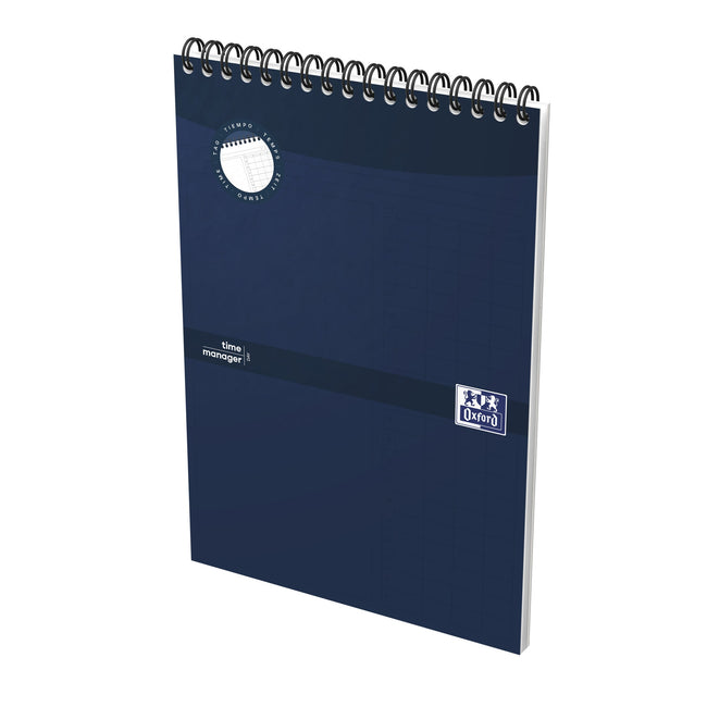 Oxford -  Task manager  dagplanner a5 70 vel blauw