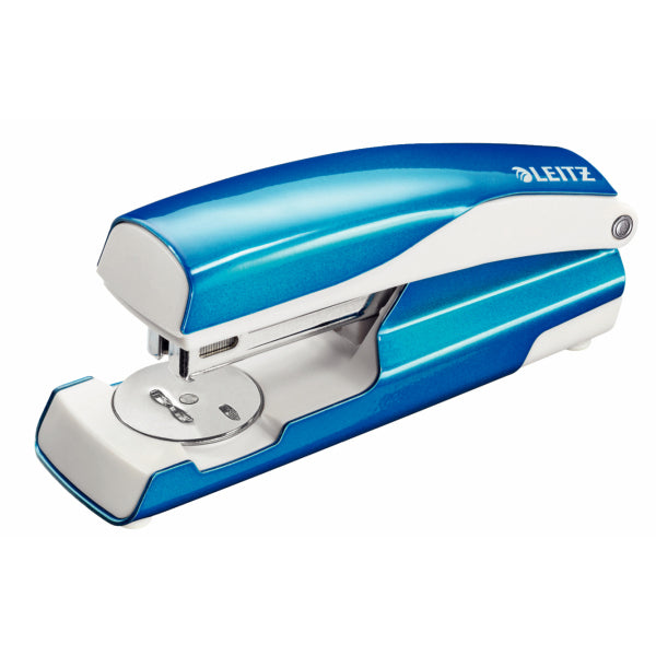 Leitz - Agrafeuse NeXXt WOW 5502, bleu métallisé, sous blister