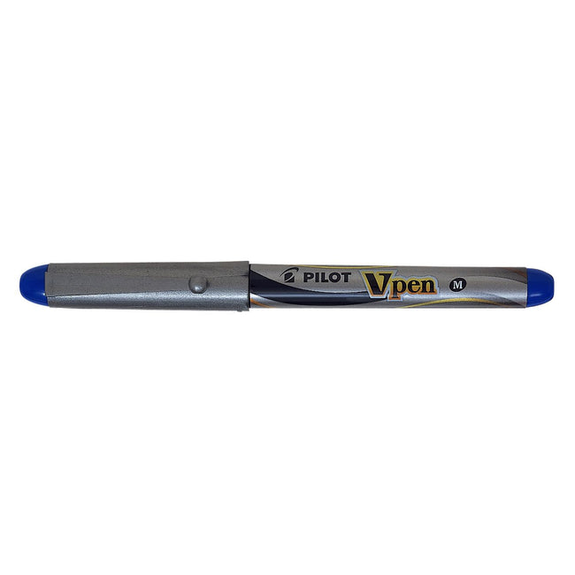 Pilot - Stylo plume Vpen moyen argent/bleu