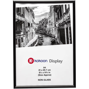 Kokoon Display - cadre photo, noir, ft A4