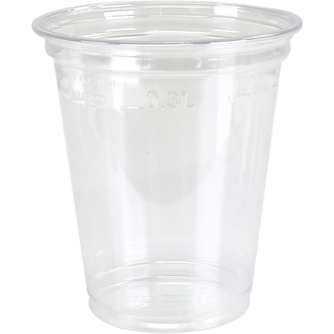 Klika - Sapbeker | Gerecycled PET | 300ml | 12oz | 110mm | transparant | sleeve met 50 stuks