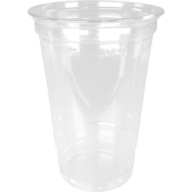 Klika - Sapbeker | Gerecycled PET | 400ml | 16oz | 130mm | transparant | sleeve met 50 stuks