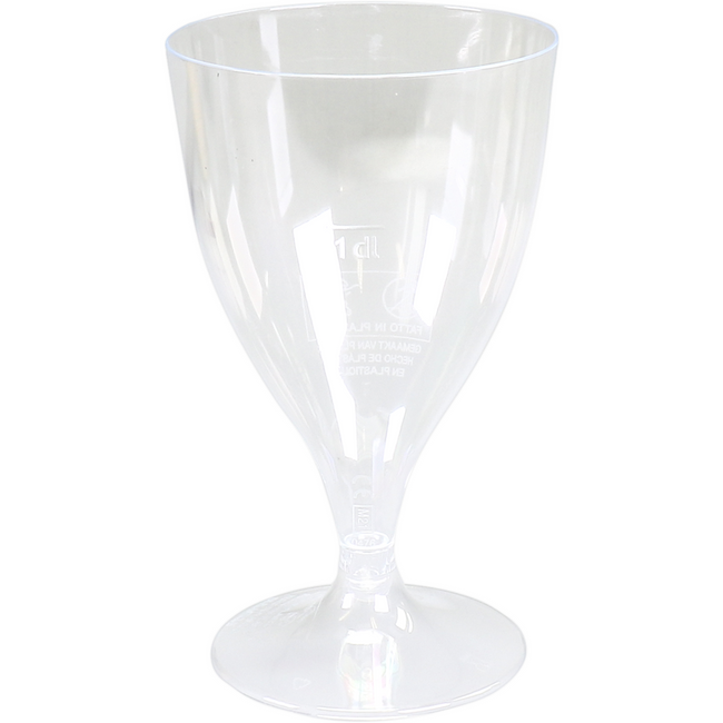 Depa - verre verre à vin avec un pied lâche PS | 160 ml | Transparent 6 pièces