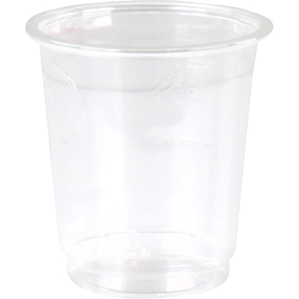 Glas borrel shot plastic transparant ps 20cc 40 stuks