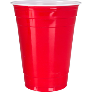 Klika -  Partycup | PP | reusable | 400ml | 16oz | rood | 1000 stuks