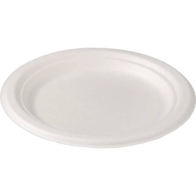 Depa - Board | Round | 1 Profession Bagasse (pulpe de canne à sucre) Ø18cm | Blanc | 12 pièces