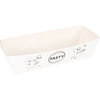 Klika -  Bak | Karton + kleicoating | A5 | TASTY | snackbak | 105x33x30mm | wit | 400 stuks