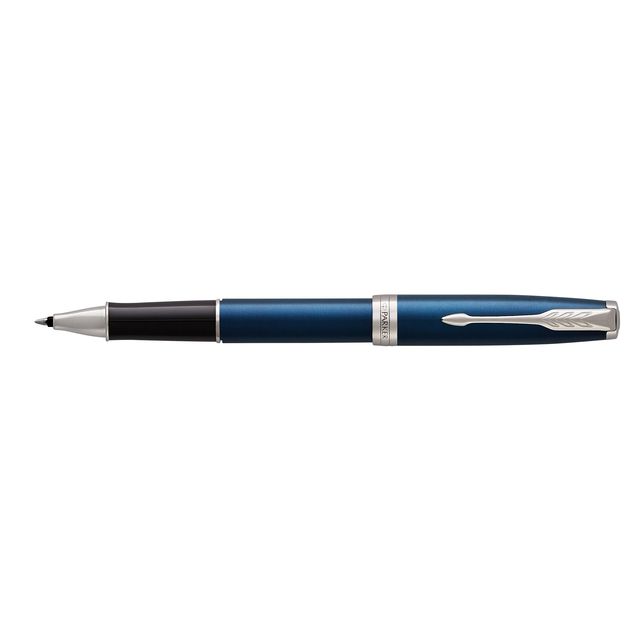 Parker -  Rollerpen  sonnet pt f lak blauw
