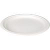Depa -  Bord | rond | 1-vaks | bagasse (suikerrietpulp) | Ø26cm | wit | 500 stuks