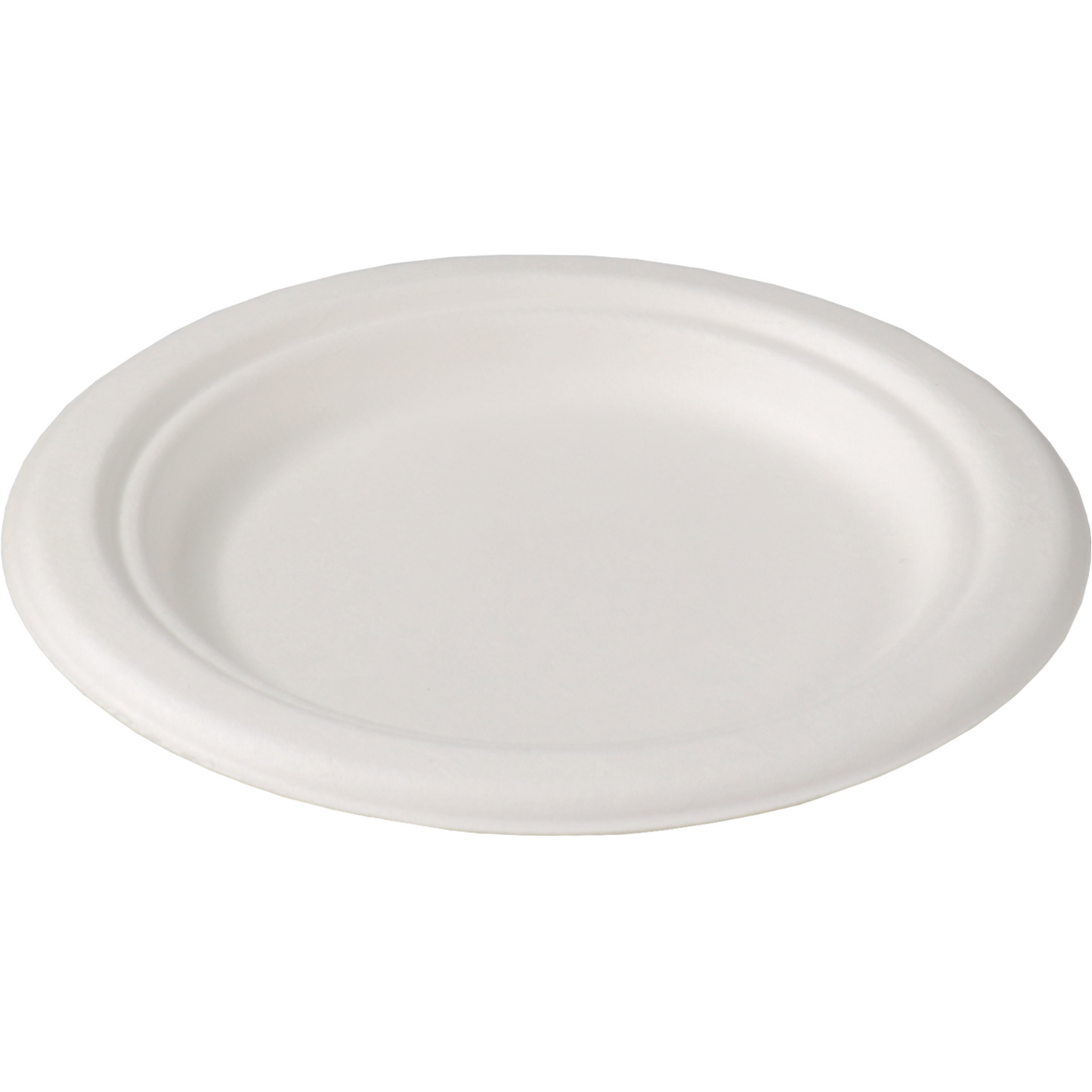 Depa - Bord | rond | 1-vaks | bagasse (suikerrietpulp) | Ø15cm | wit | 50 stuks