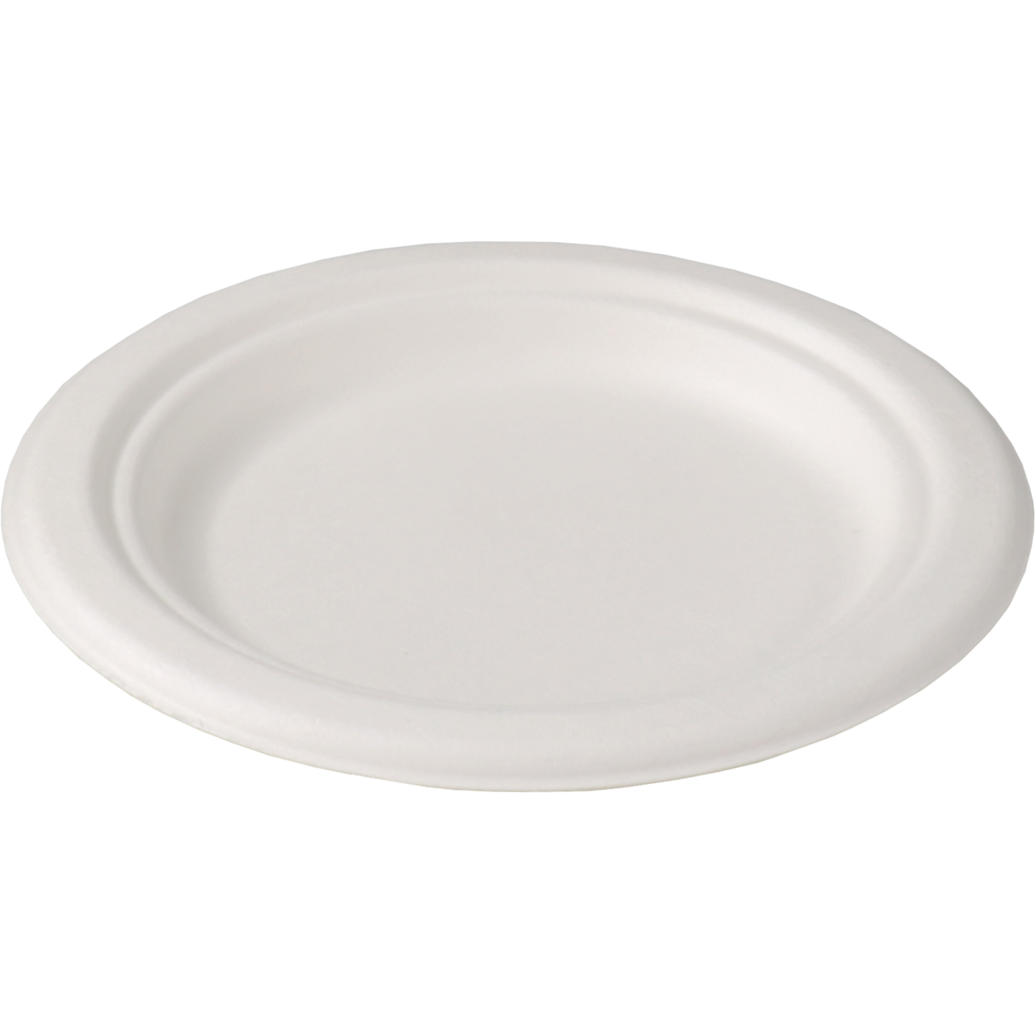 Depa -  Bord | rond | 1-vaks | bagasse (suikerrietpulp) | Ø15cm | wit | 500 stuks