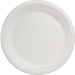 Depa - Board | Round | 1 Profession Bagasse (pulpe de canne à sucre) Ø23 cm | Blanc | 50 pièces