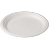 Depa -  Bord | rond | 1-vaks | bagasse (suikerrietpulp) | Ø23cm | wit | 500 stuks