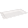 Depa -  Bord | rechthoekig | 1-vaks | bagasse (suikerrietpulp) | 26x13cm | wit | 500 stuks