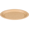 Depa -  Bord | rond | 1-vaks | karton | Ø18cm | bruin | 400 stuks