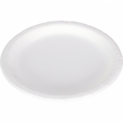 Biodore - Assiette carton 22cm blanche 100 pièces bio