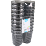 DEPA - | Tasse de déchets zéro | Swirl | PP | Réutilisable | 430 ml | Anthracite | 20 pièces