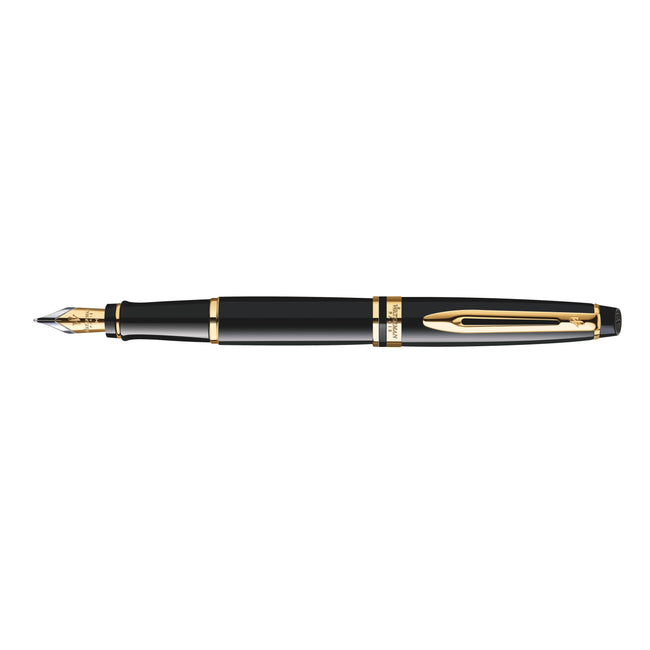 Waterman - Stylo plume Expert laque noire GT medium