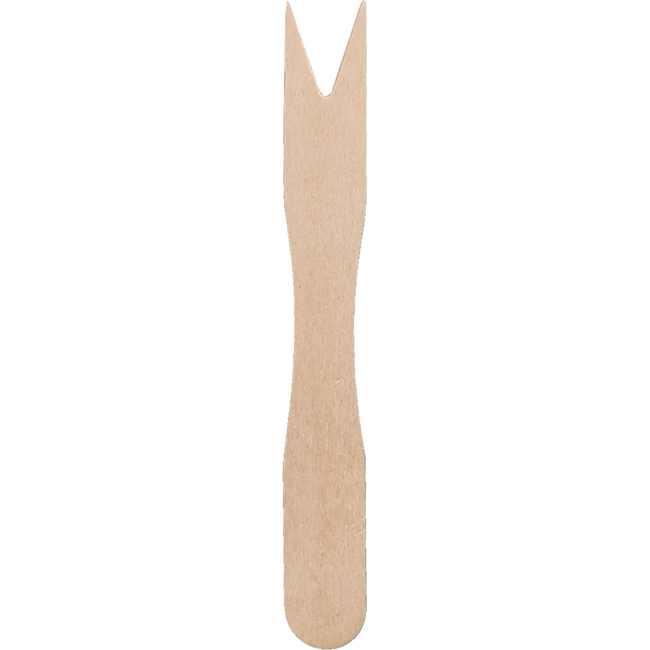 Depa - Fork | Frites Fork | Bois | 80 mm | Natural | 2000 pièces