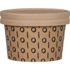 Depa -  | Soepbeker | incl. Deksel | Karton + PE | 150ml | 4oz | bruin | 500 stuks