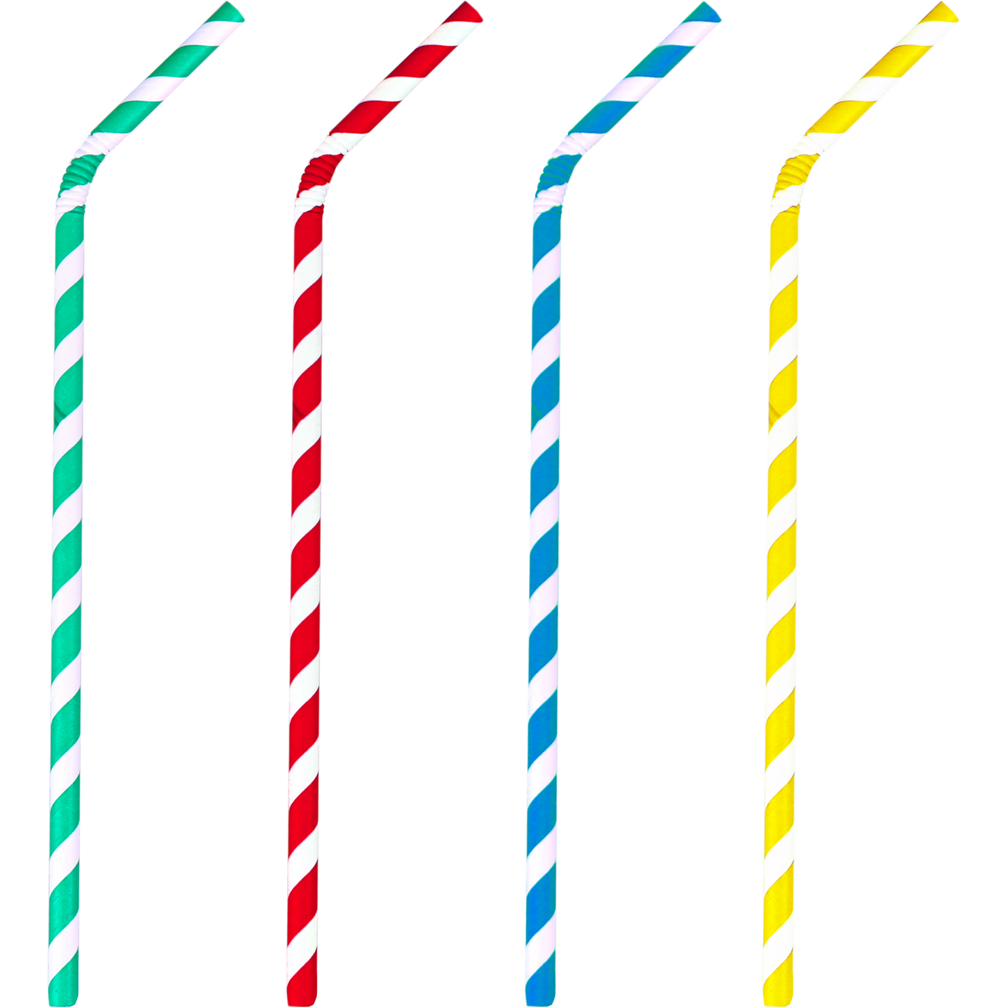 Depa -  Rietje | buigrietje | papier | 220mm | Ø6mm | assorti | 6000 stuks