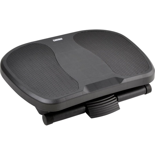 Desq – rutschfeste Fußstütze, 3 Höhenpositionen, schwarz