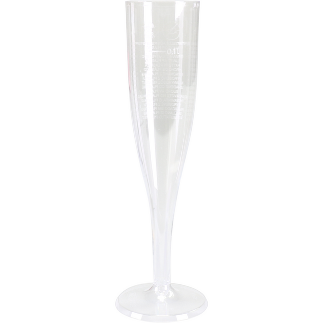 Klika - Glas | champagneglas | dispenserdoos | pS | 100ml | 200mm | glashelder | 10 stuks