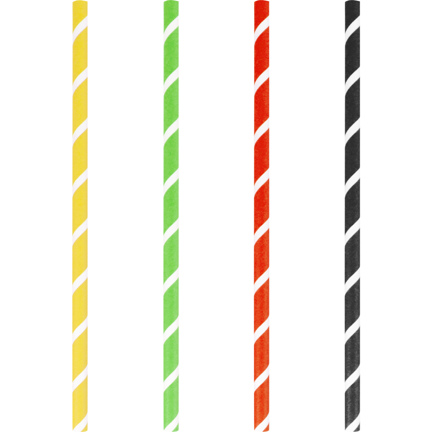Depa -  Rietje | milkshakerietje | papier | 230mm | Ø8mm | assorti | 7000 stuks