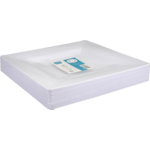 Depa -  Bord | reusable | vierkant | 1-vaks | pS | 24x24cm | wit | 200 stuks