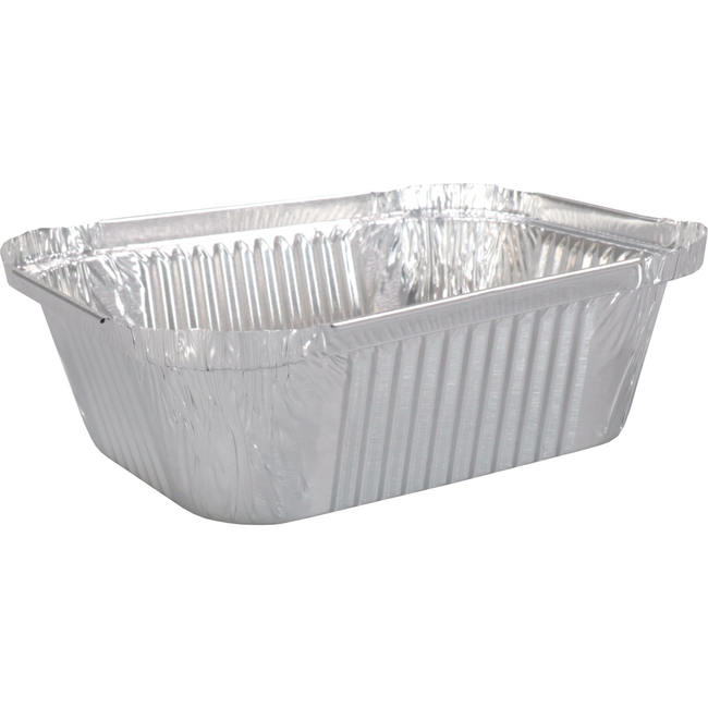 Klika -  Bak | Aluminium | 250ml | opstaande rand | 122x96x34mm | zilver | 2700 stuks