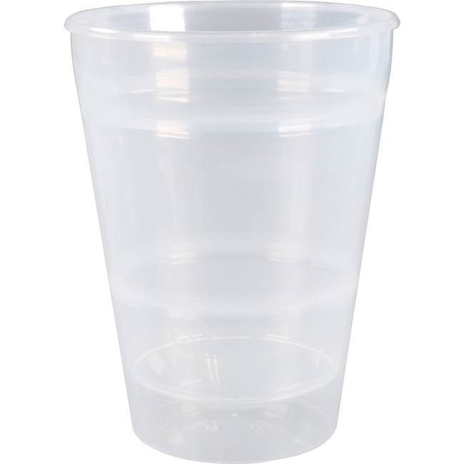 DEPA - | Tasse à boire PP | boîte d'étagère Double-Walled | 350 ml | 12oz | Transparent 60 pièces