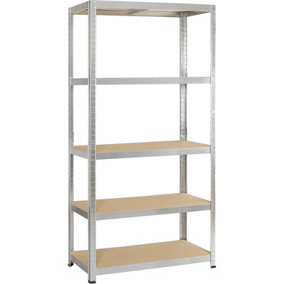 Avasco -  A rek Strong 175, ft 176 x 90 x 40 cm, 5 legborden, gegalvaniseerd