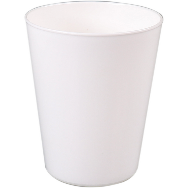 GoldPlast - | Tasse à boire Minéral | PP | Réutilisable | Incassable | 330 ml | Blanc | 6 morceaux