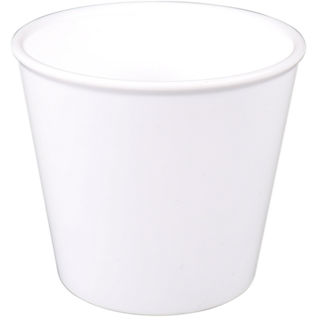 Ornamin - | Tasse | San | Wiederverwendbar | Unzerbrechlich | 250 ml | Weiß | 10 Stück