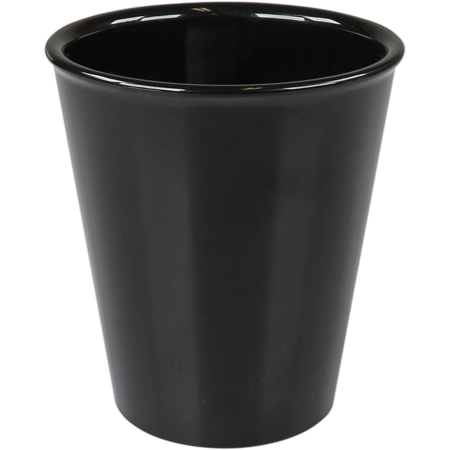 Ornamin - | Tasse | SAN | wiederverwendbar | unzerbrechlich | 300ml | schwarz | 10 Stück